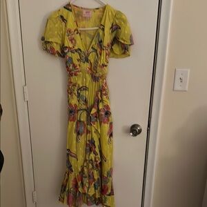 Banjanan Yellow Floral Maxi Dress